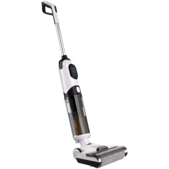 The vacuum, mop and wash machine can easily handle wet and dry garbage, light weight and labor saving