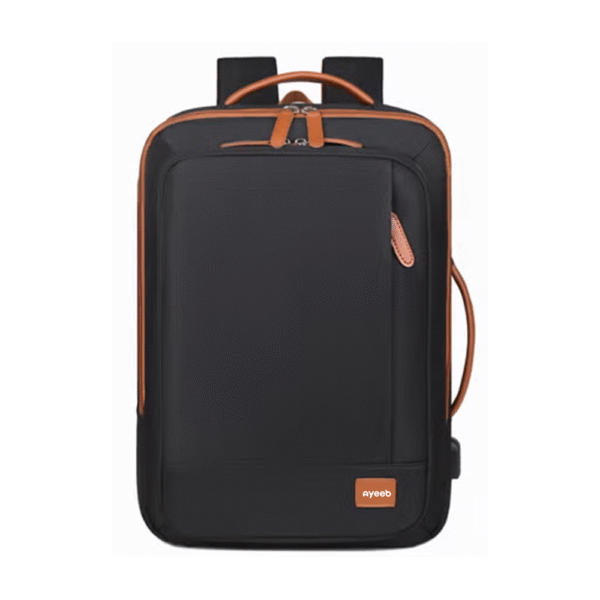 Black USB Charging Laptop Backpack – Ayeeb® EHABB Model